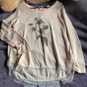 Snow White long sleeve shirt by Lauren Conrad